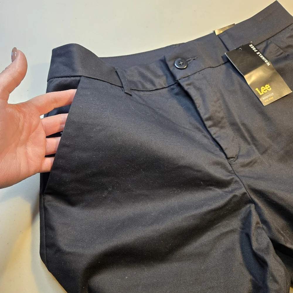 NWT Lee Black Bootcut Pants Size 10 Short - Picture 8 of 13